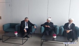 دیدار دکتر شهریاری دبیرکل مجمع تقریب با عزیز حسنویچ مفتی اعظم کرواسی و دکتر اسامه الازهری وزیر اوقاف مصر